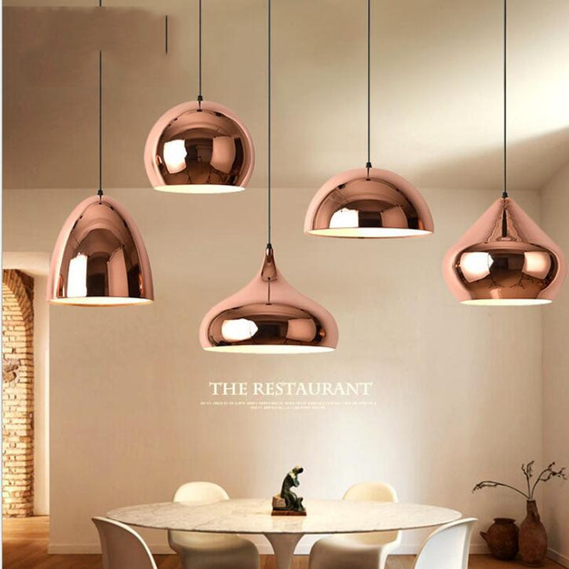 L Nordic light  lamps modern dining table restaurant simple modern single-head cafe bar industrial wind single head chandeli LED